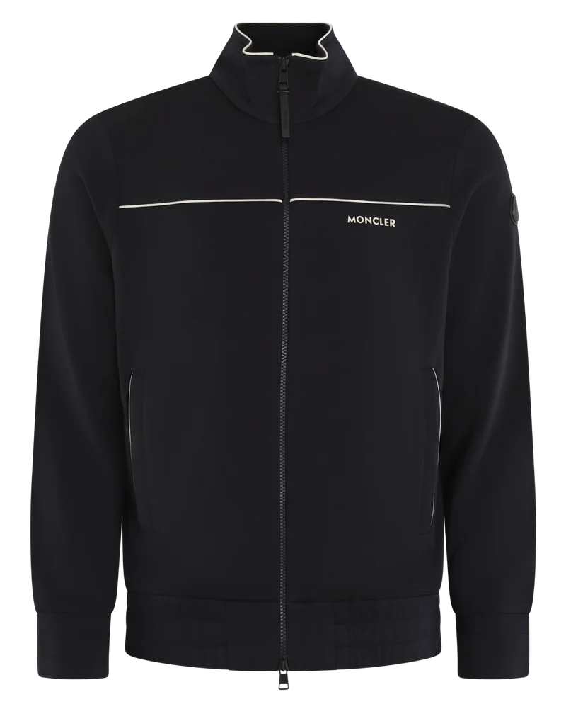 Moncler Heren Zip Up Cardigan Zwart jas