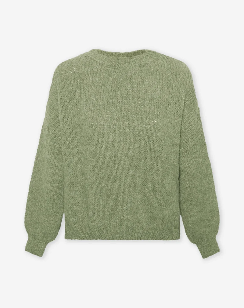JAMIE KNIT OLIJFGROEN