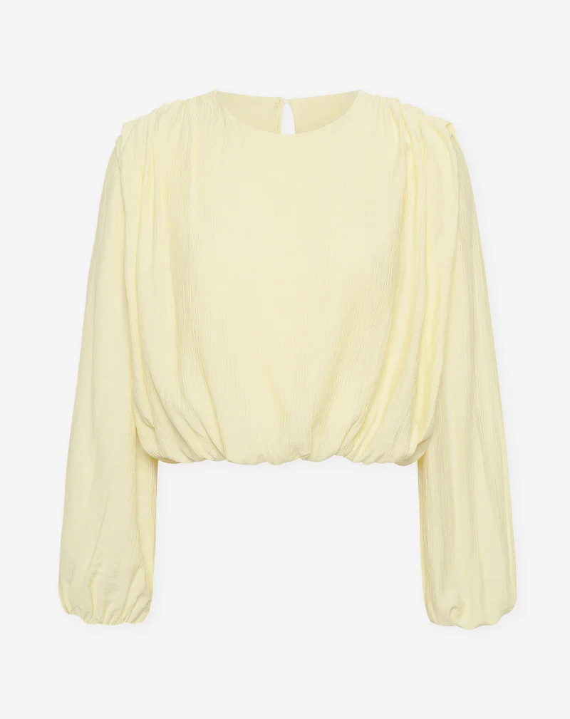 VIVI STRUCTURE LONG SLEEVE TOP BOTERGEEL