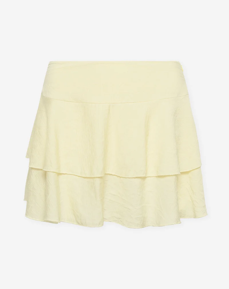 VIVI STRUCTURE RUFFLE SKIRT BOTERGEEL