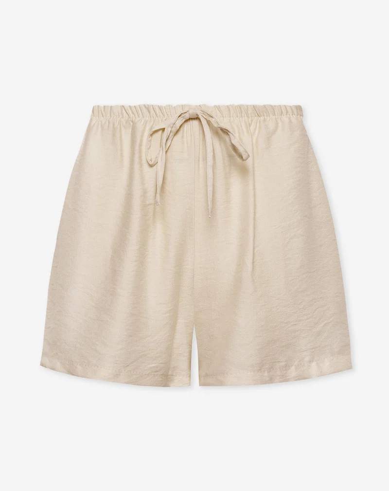 ZAYA VISCOSE SHORTS BEIGE