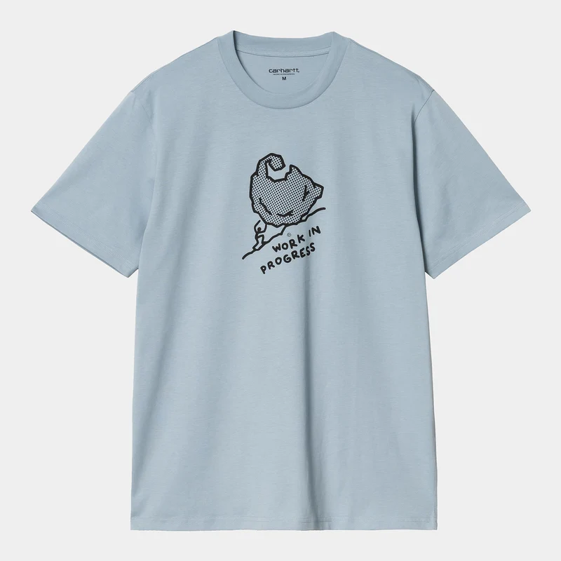 Carhartt WIP Heren Move On Up T-shirt - Dusty Ice