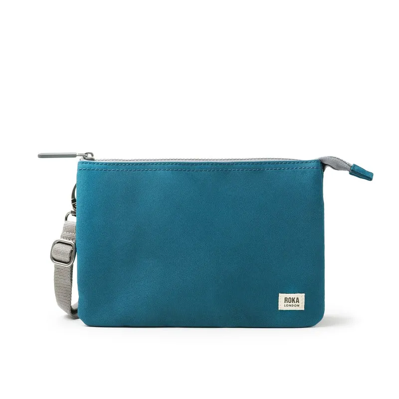 ROKA Carnaby Crossbodytas van gerecycled canvas, model Marine XL