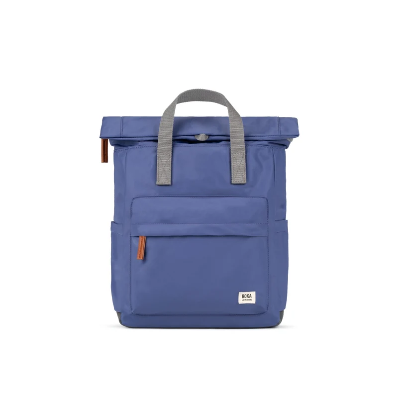 ROKA Canfield B Indigo Medium Gerecyclede Nylon Tas
