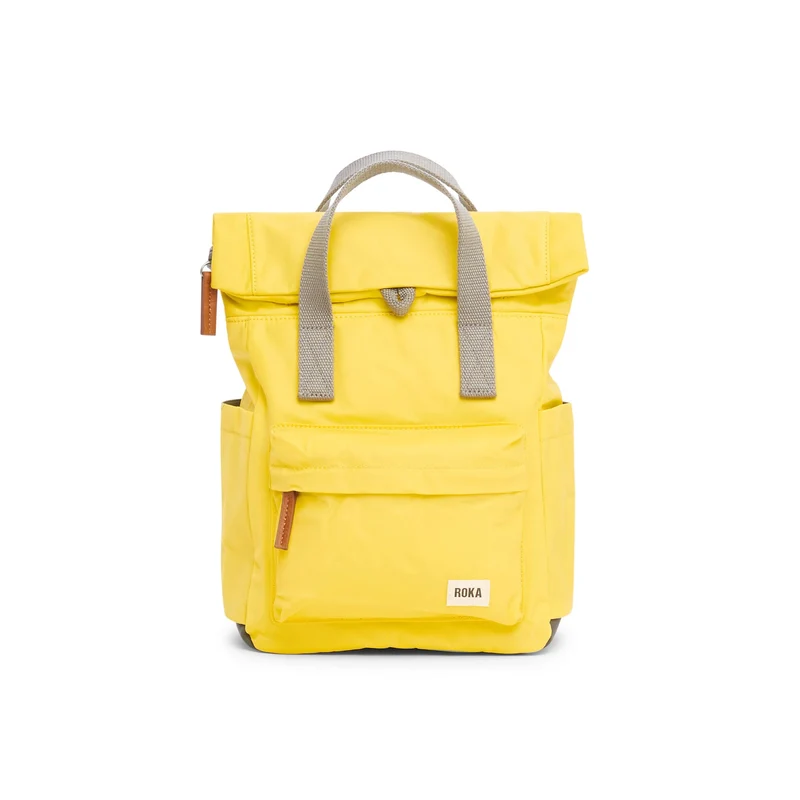 ROKA Canfield B Lemon Kleine Tas van Gerecycled Nylon