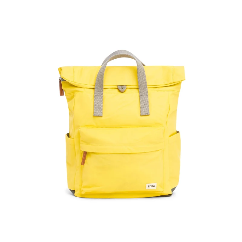 ROKA Canfield B Lemon middelgrote tas van gerecycled nylon