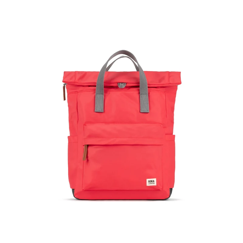 ROKA Canfield B Poppy middelgrote tas van gerecycled nylon