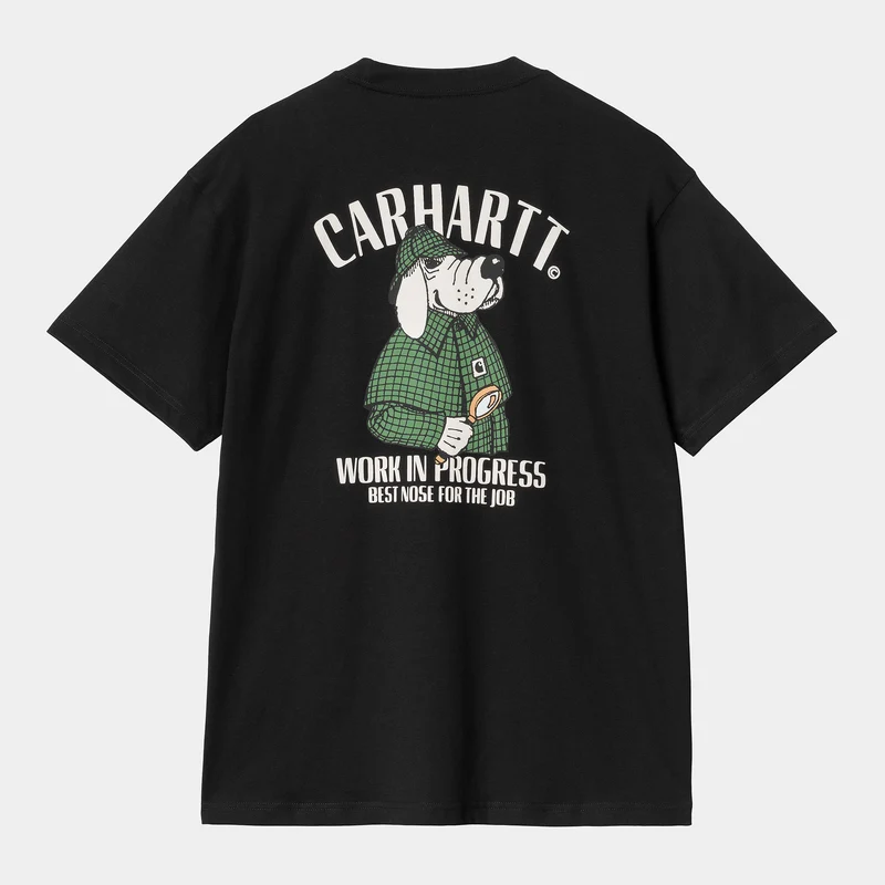 Carhartt WIP Heren Inspecteur T-shirt - Zwart