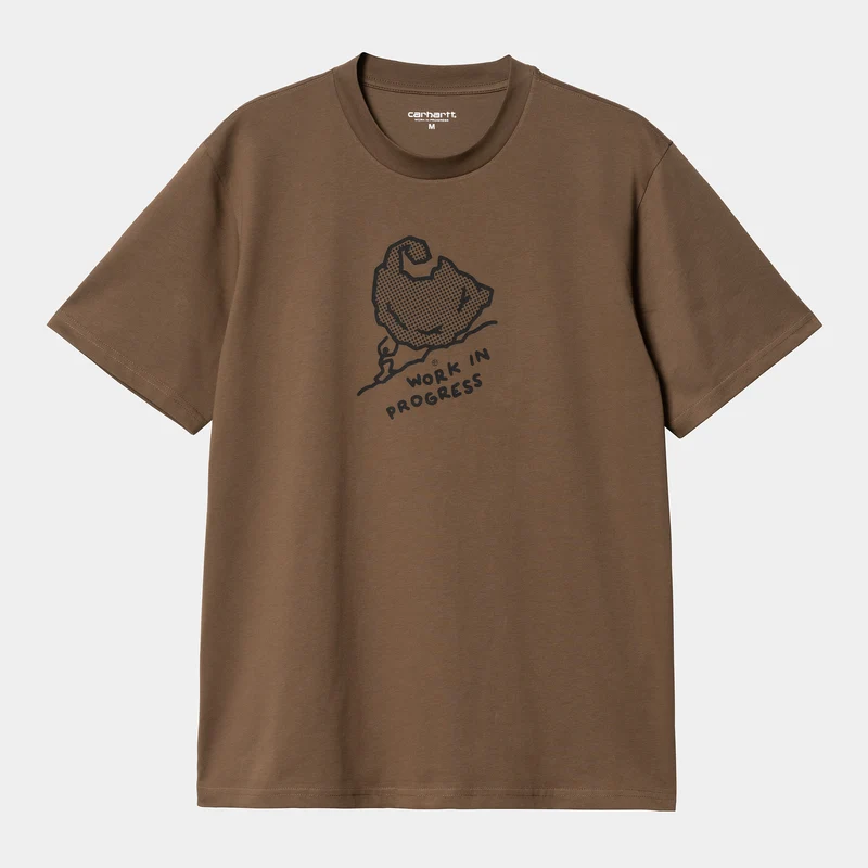 Carhartt WIP Heren Move On Up T-shirt - Chocolade
