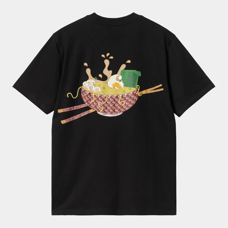 Carhartt WIP Heren noedelsoep T-shirt - zwart