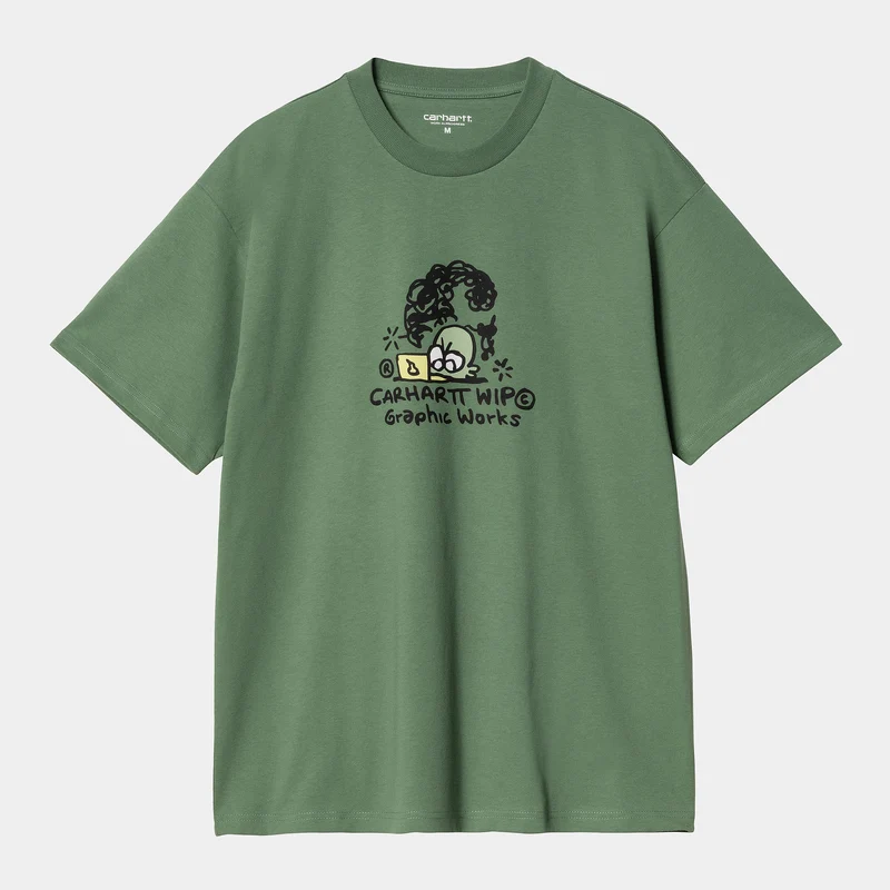 Carhartt WIP Heren Graphic Works T-shirt - Eendgroen