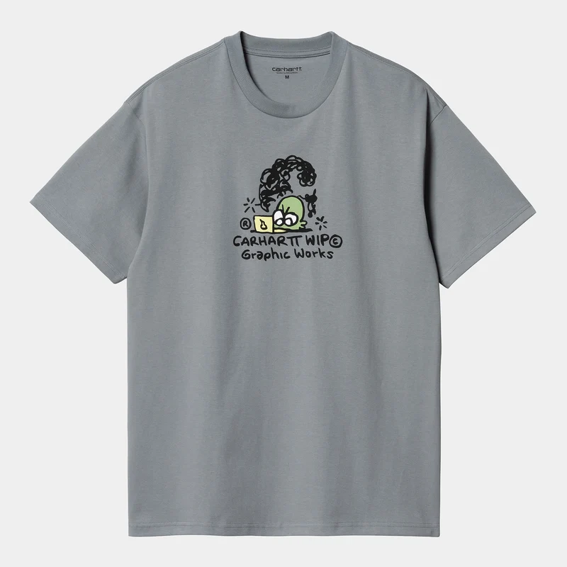 Carhartt WIP Heren Graphic Works T-shirt - Duifgrijs