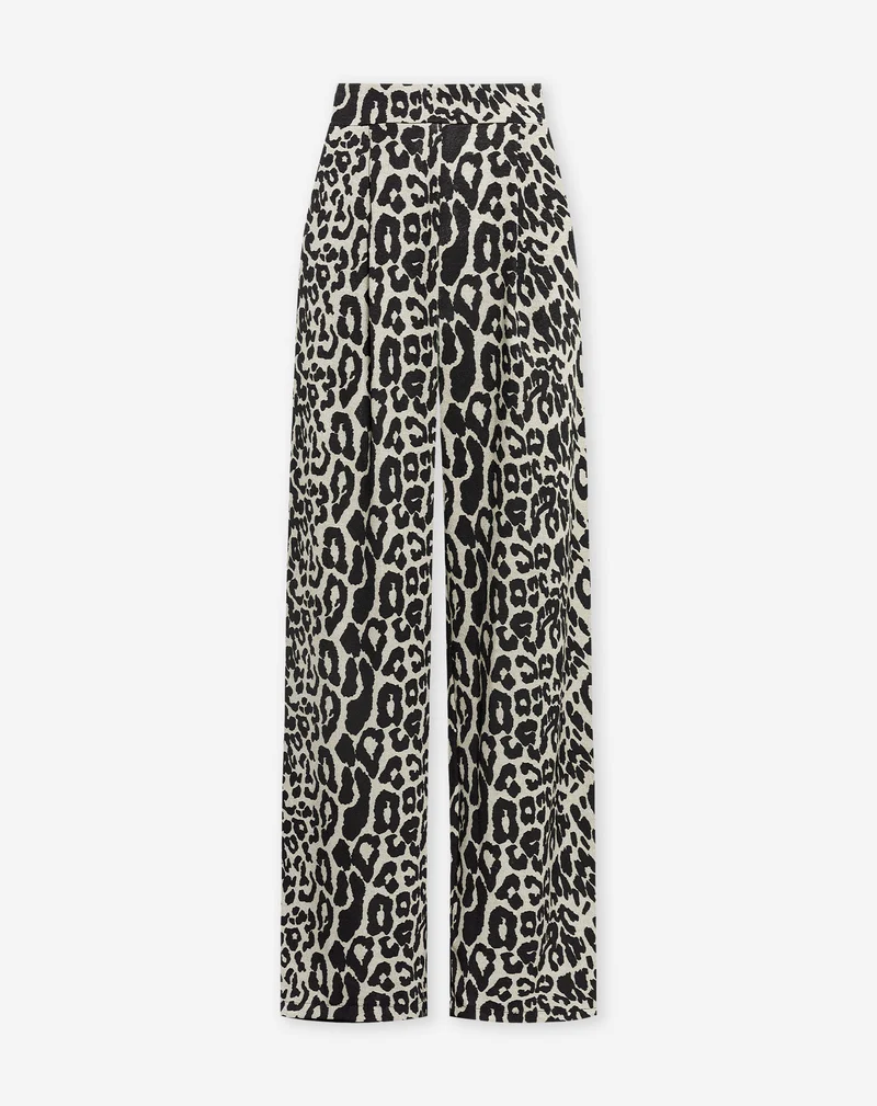 JULIE LEOPARD PANTALON BEIGE