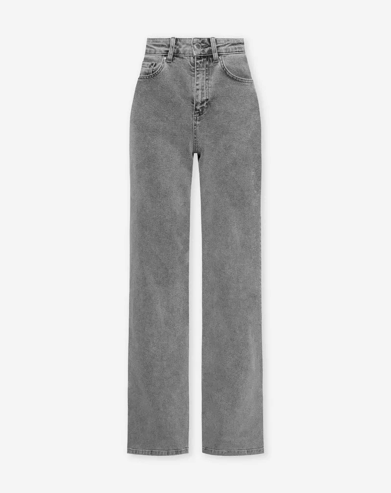 BOOTCUT JEANS LICHTGRIJS
