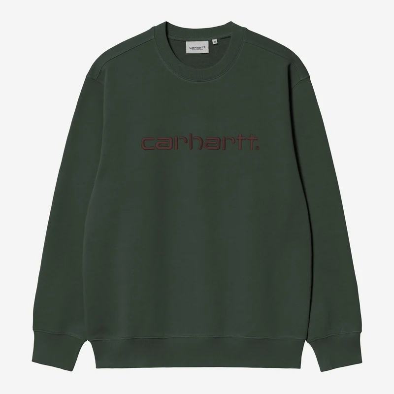 Carhartt WIP HEREN Carhartt Sweatshirt | Donkere Scarabee Palisander