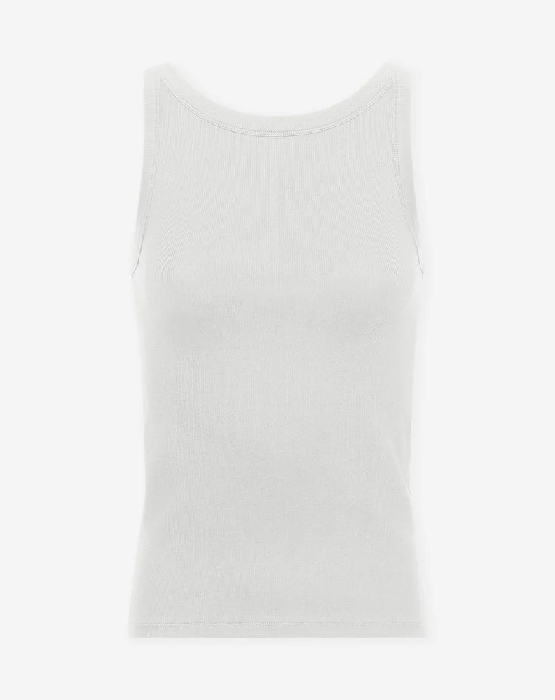 LOW BACK RIB TOP CRÈME