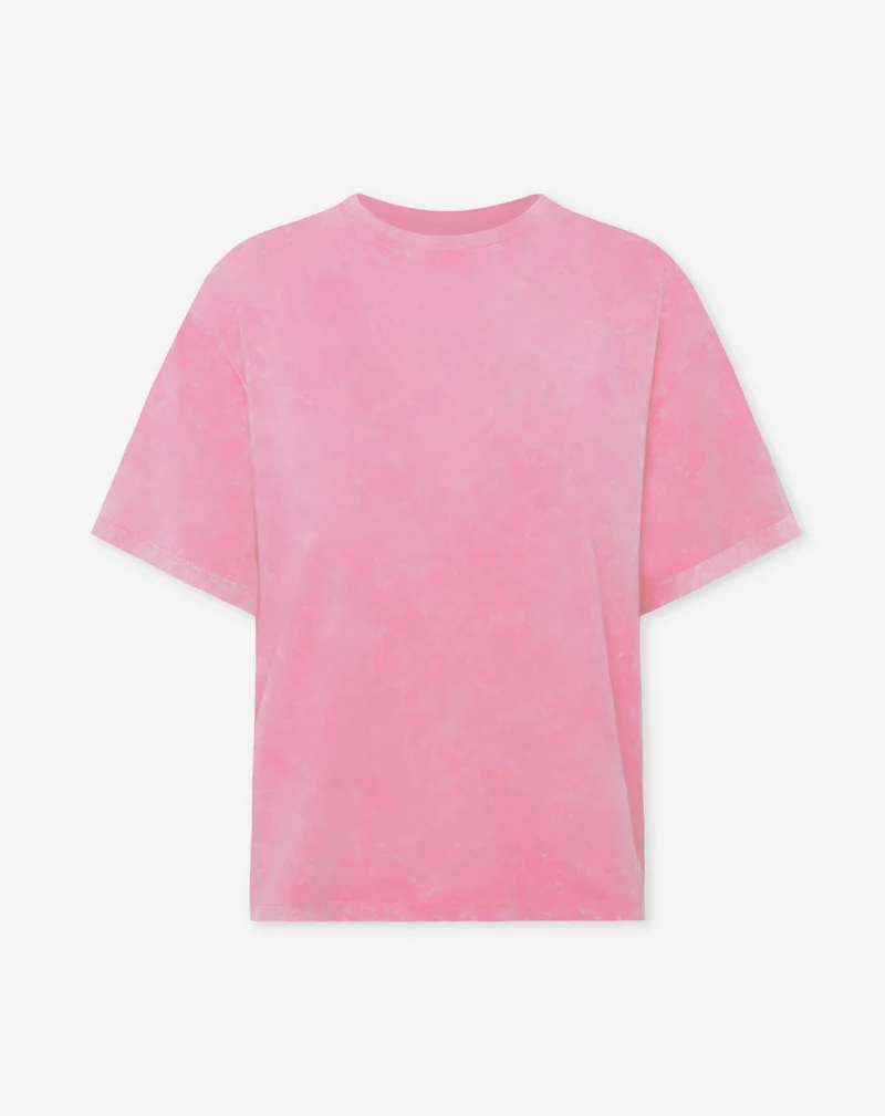 BASIC OVERSIZED TEE ACID ROZE