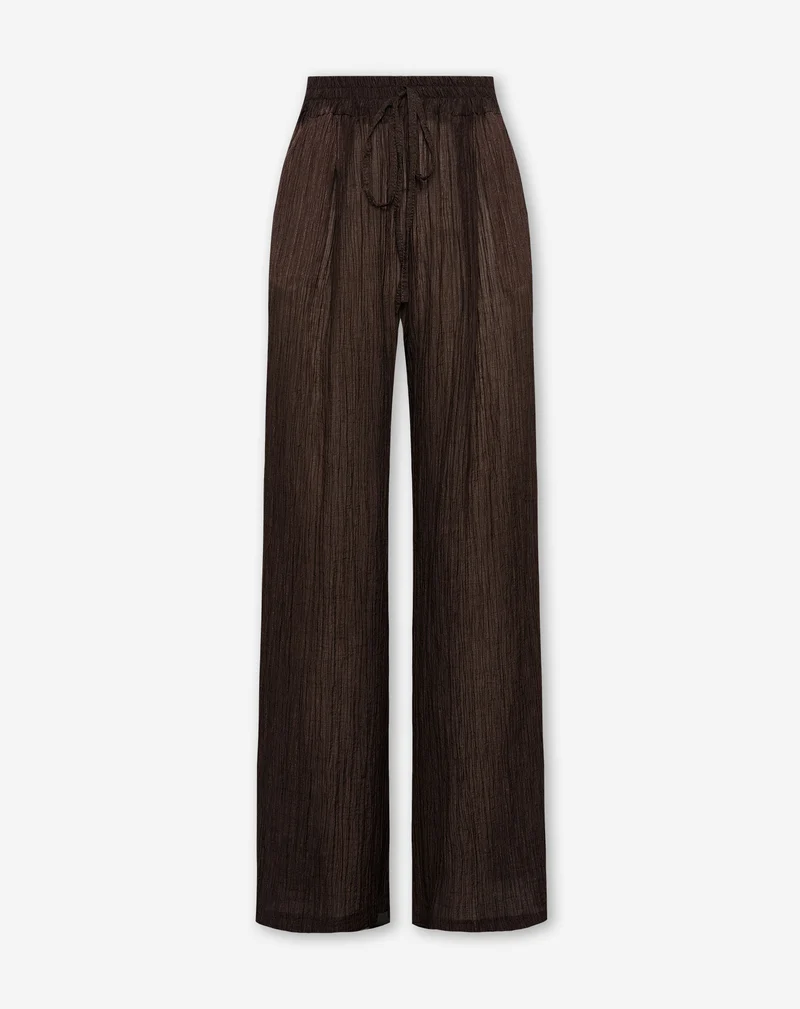 FANCY CHIFFON WIDE LEG PANTS TALL BRUIN