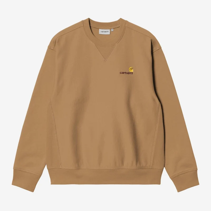 Carhartt WIP HEREN American Script Sweatshirt | Werk in uitvoering Dusty H