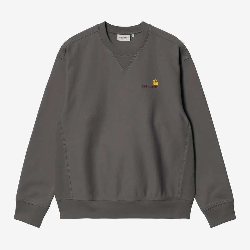 Carhartt WIP HEREN American Script Sweatshirt | Grafiet