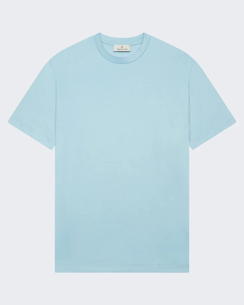 Heren Interlock Supima T-Shirt Blauw