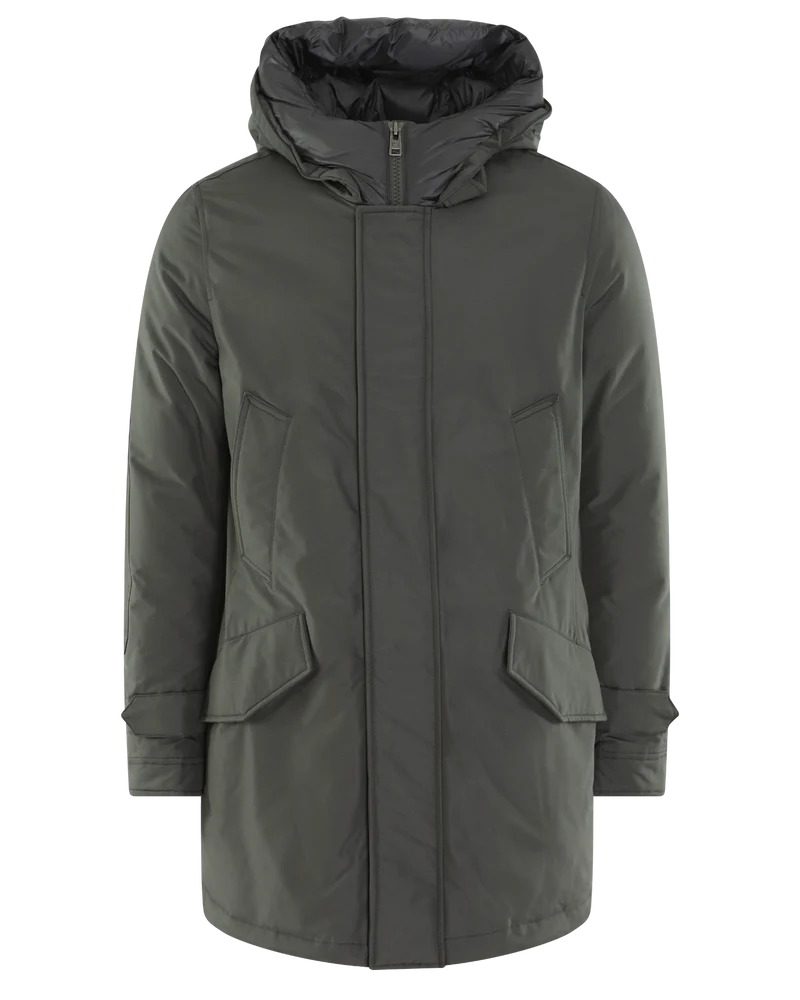 Woolrich Heren Polar High Collar Parka Grijs