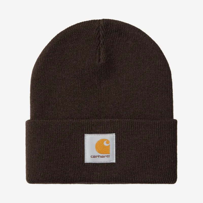 Carhartt WIP Unisex korte horlogehoed | Tabak