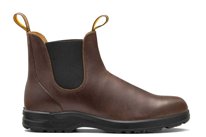 Blundstone Unisex 2057 All Terrain Volnerfleer Chelsea Laars | Cacaobruin