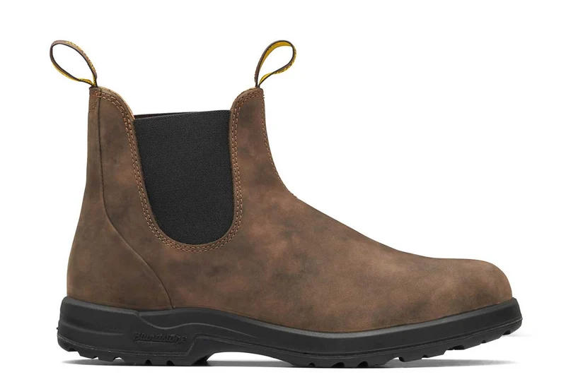 Blundstone Unisex 2056 All Terrain Waxed Nubuck Chelsea Laars | Rustbruin
