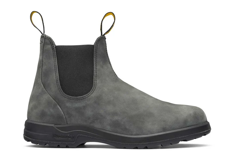 Blundstone Unisex 2055 All Terrain Waxed Nubuck Chelsea Laars | Rustiek zwart