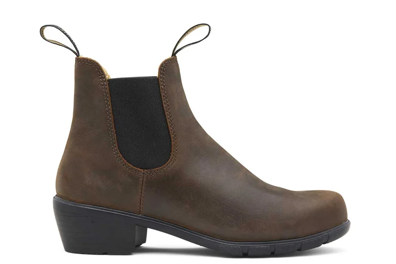 Blundstone Dames 1673 Volnerfleer Chelsea Laars | Antiekbruin