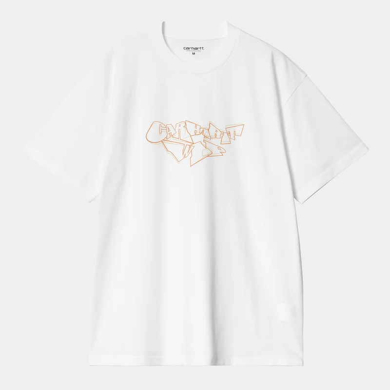 Carhartt WIP Heren Screwed Up Script T-shirt | Wit