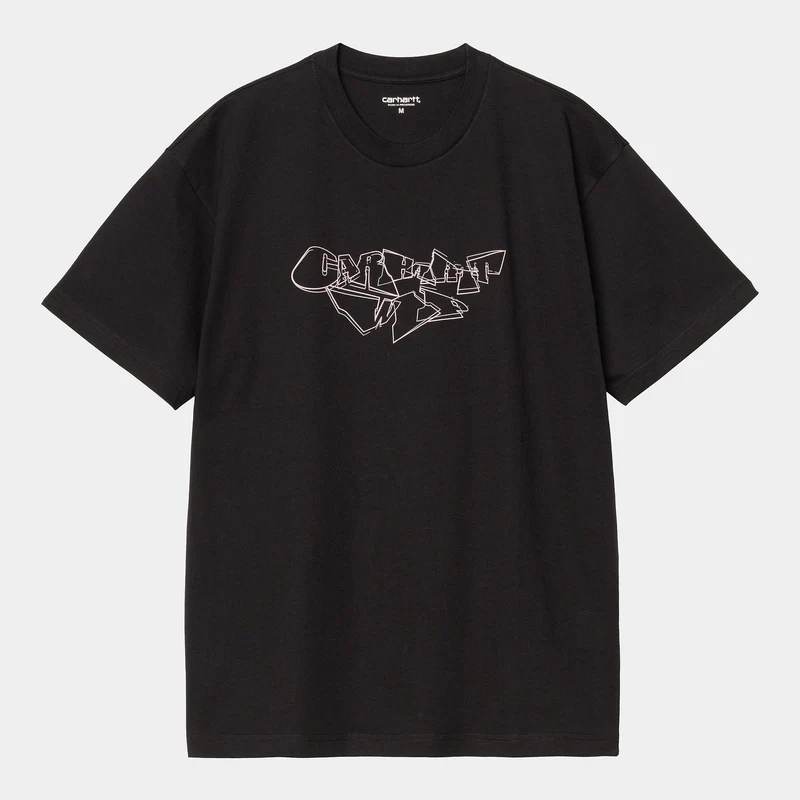 Carhartt WIP Heren Screwed Up Script T-shirt | Zwart