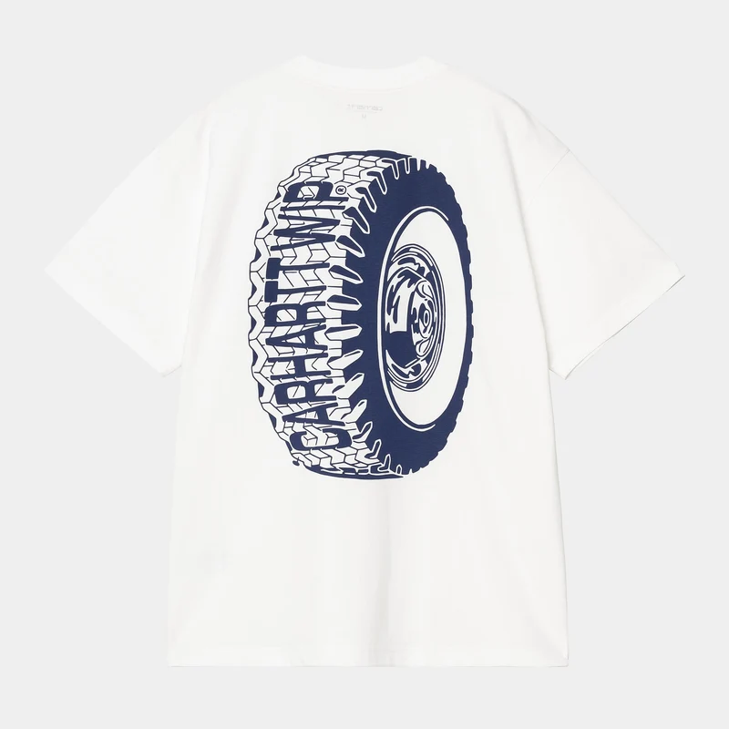 Carhartt WIP Heren Banden T-shirt | Wit