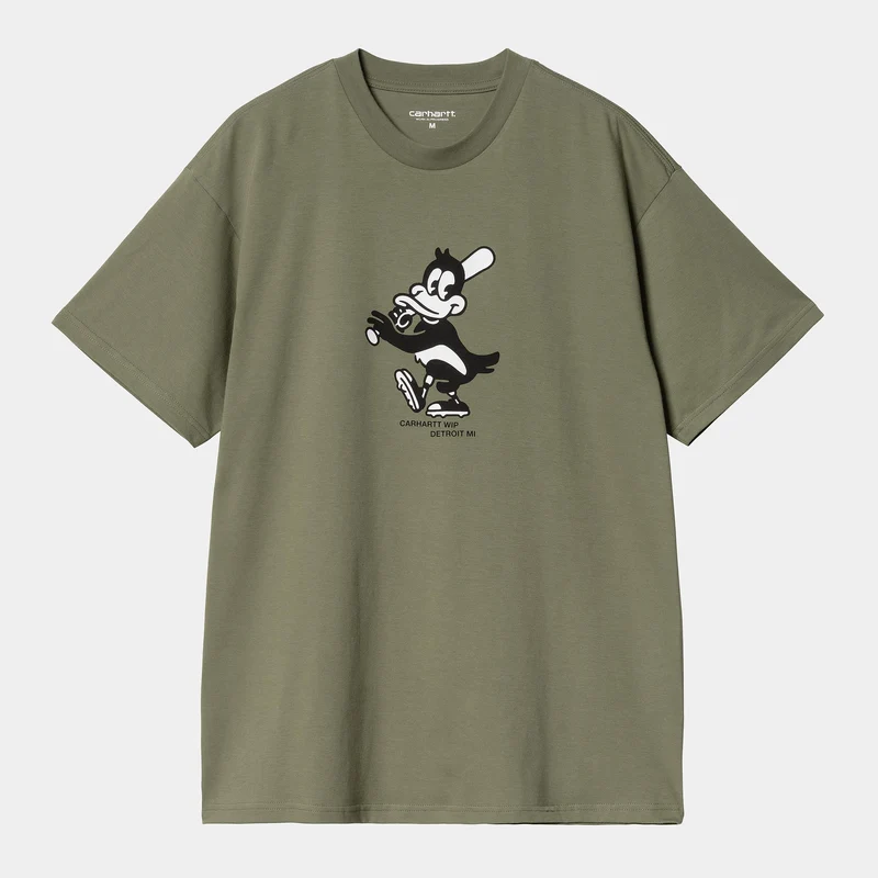 Carhartt WIP Heren Home Run T-shirt | Dollar Green