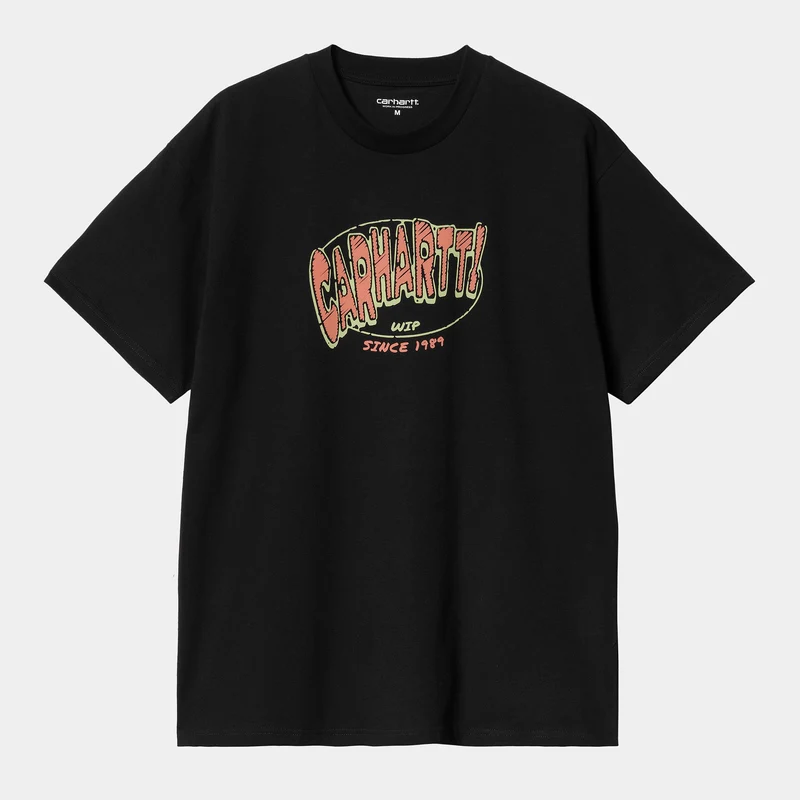 Carhartt WIP Heren Hot Script T-shirt | Zwart