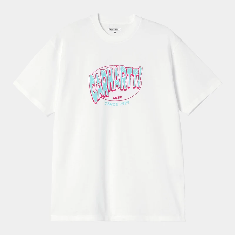 Carhartt WIP Heren Hot Script T-shirt | Wit