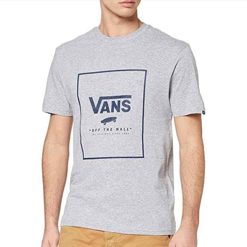 VANS Heren T-shirt met printbox - grijs