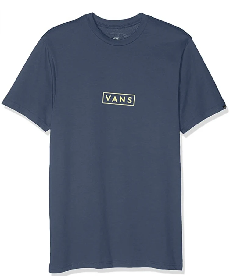 VANS Heren Easy Box T-shirt - Blauw