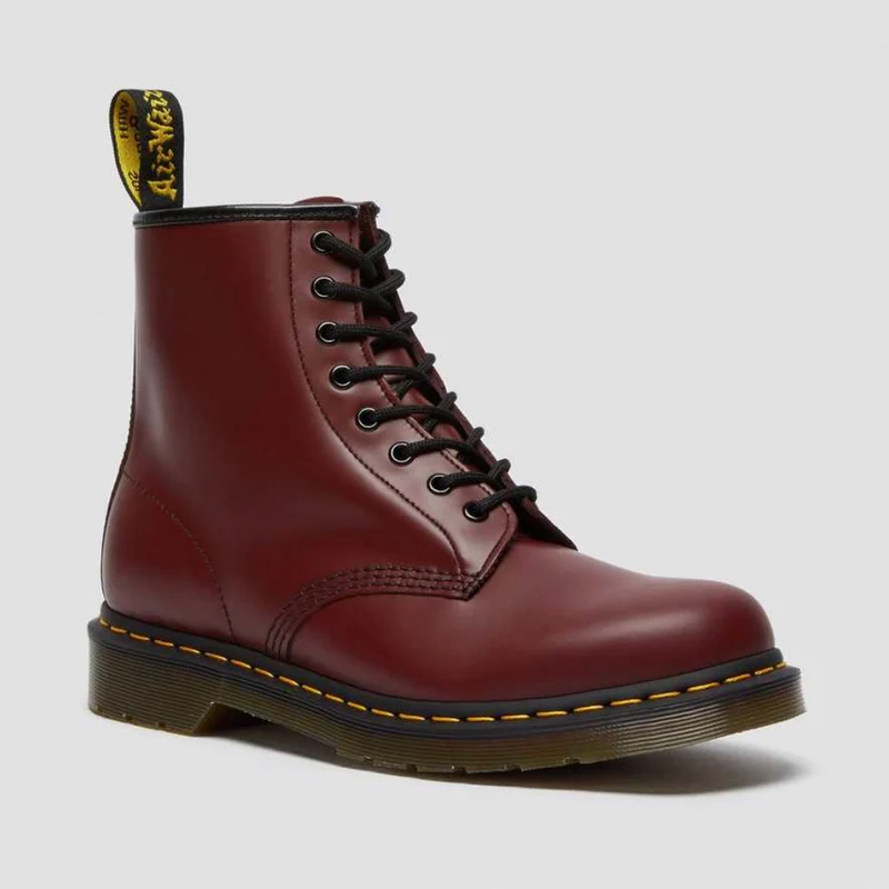 Dr Martens Unisex 1460 Gladde Laarzen - Kersenrood