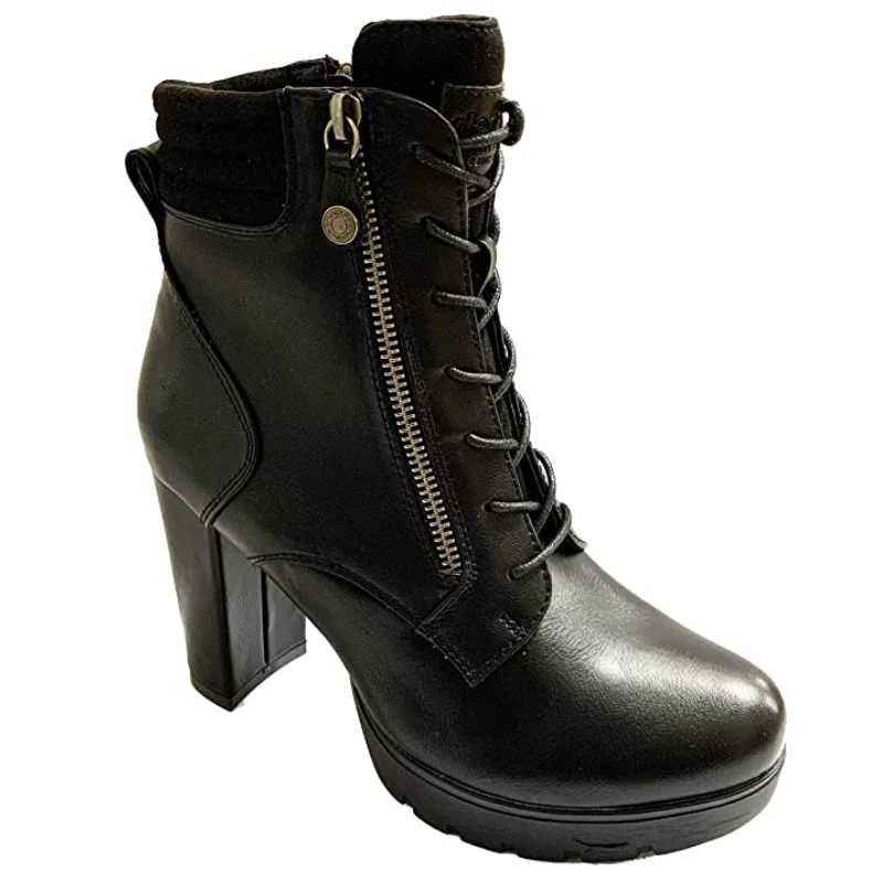 Refresh Dames enkellaars - zwart
