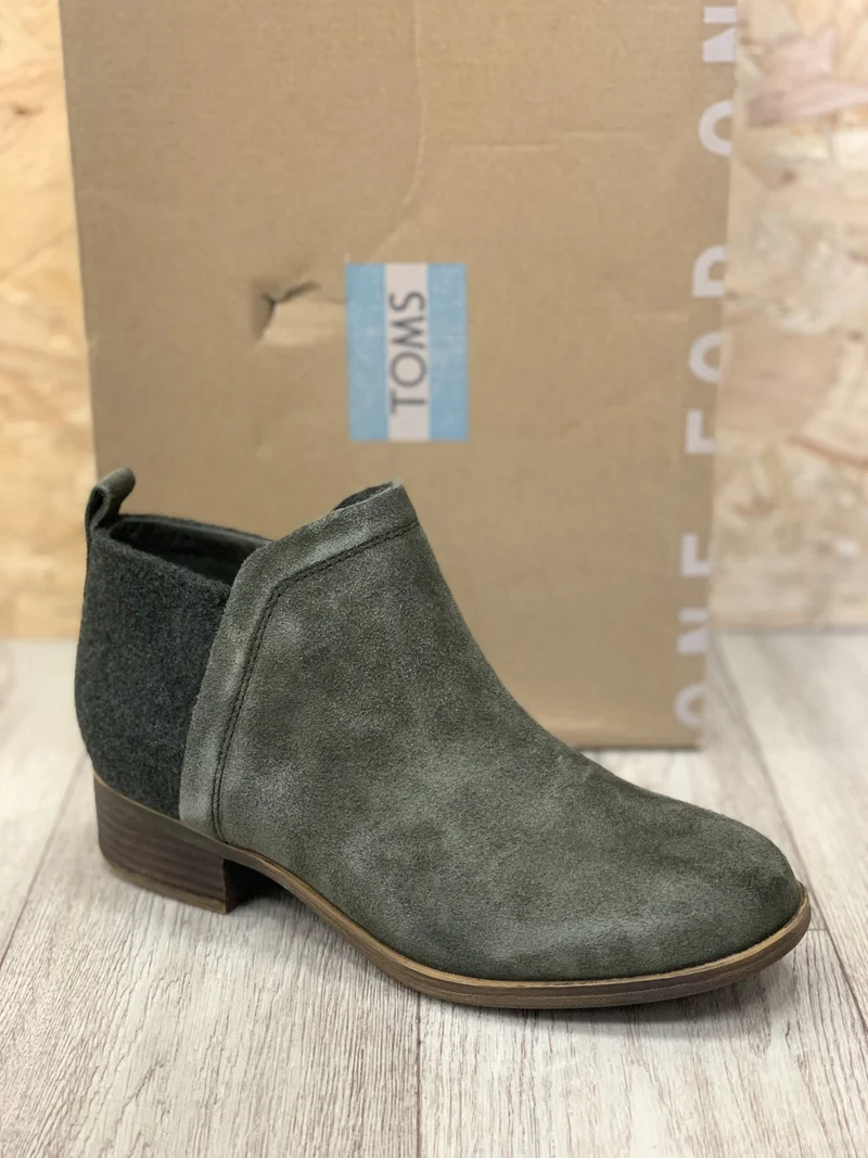 TOMS - DEIA - FOREST - SEUDE LEREN CHELSEA LAARZEN (UK3 LAATSTE MAAT)