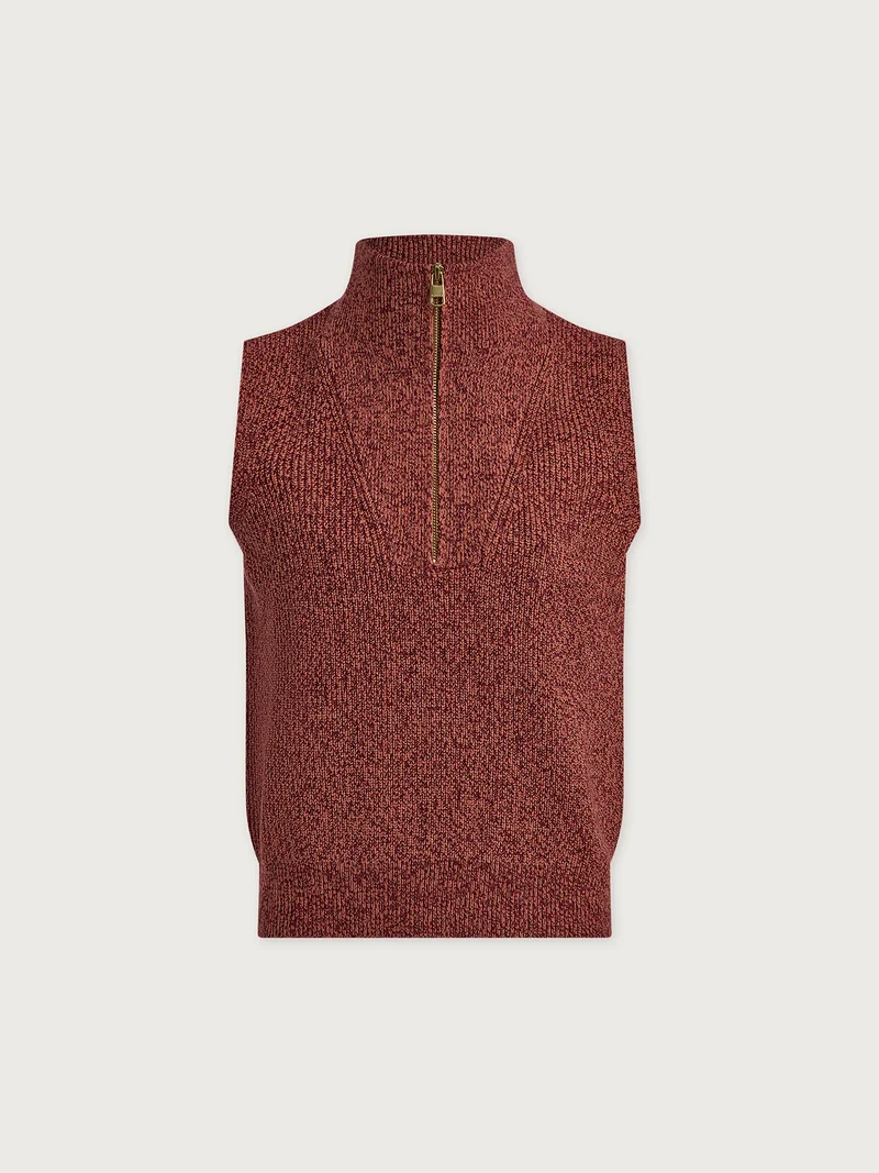 Amina Half Zip Knit