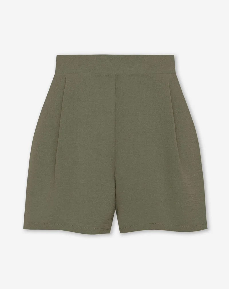 JULIE SHORTS LICHT OLIJFGROEN