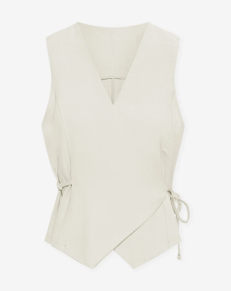 DAVINA VISCOSE GILET CRÈME