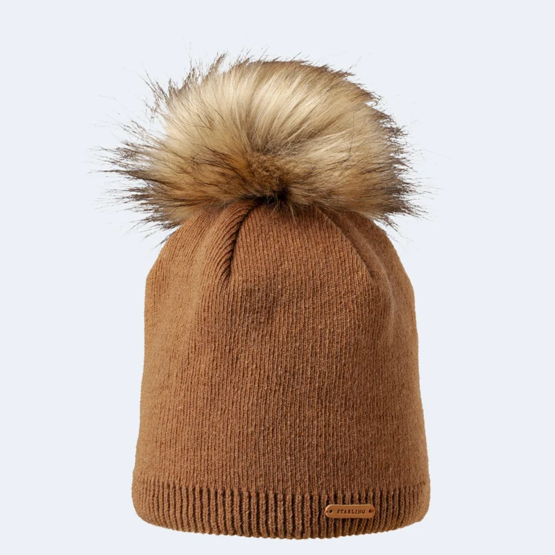 Starling Clarisse Faux Fur Pom Beanie