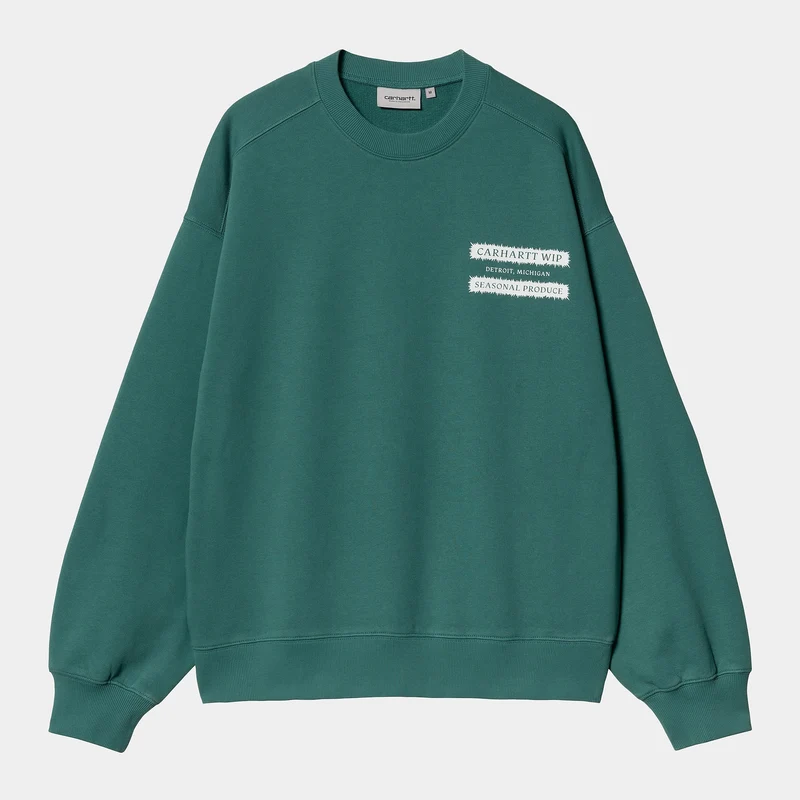 Carhartt WIP Heren Catalogus Sweatshirt - Regenwoud