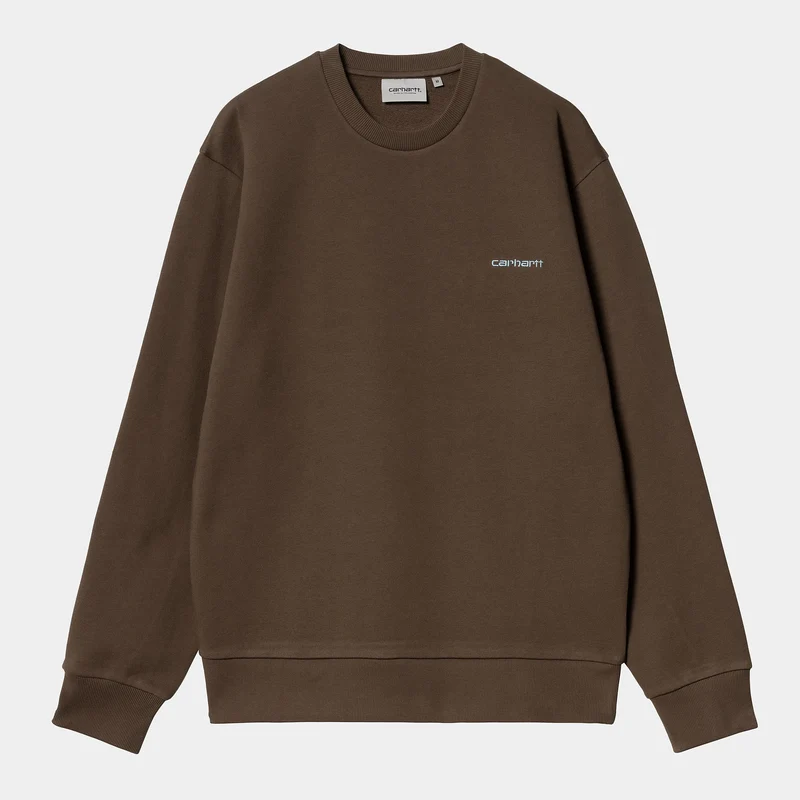 Carhartt WIP Heren Script Borduurwerk Sweat Top - Liberica