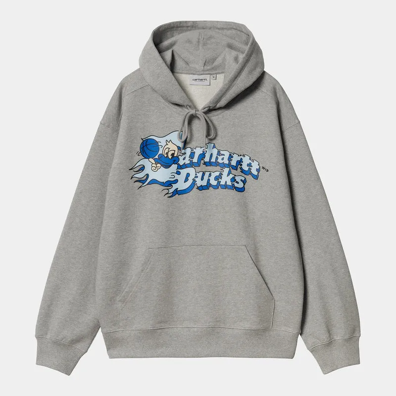 Carhartt WIP Heren Flaming Ducks Hoodie - Grijs Heather