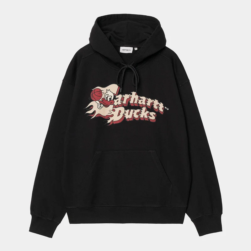 Carhartt WIP Heren Flaming Ducks Hoodie - Zwart